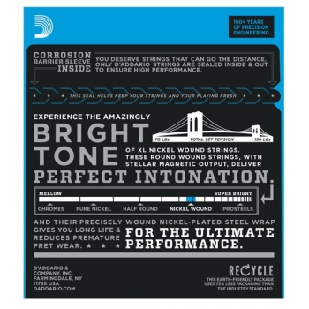 DADDARIO EXL110 Elektro Gitar Tel Seti (XL 10-46) Regular - Görsel 3