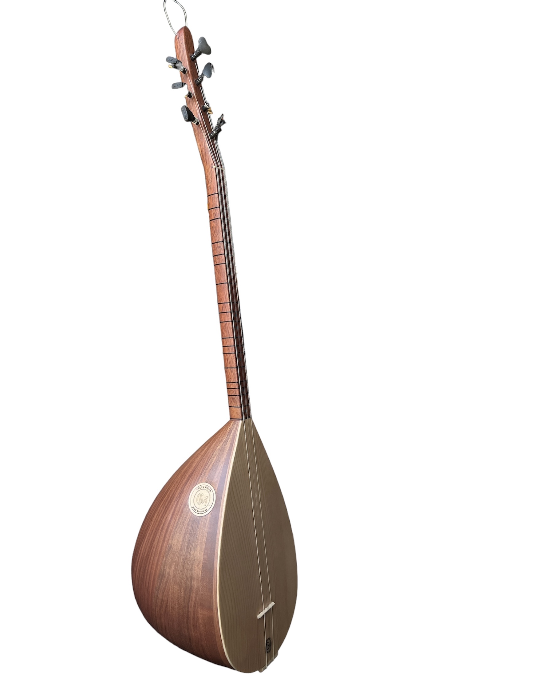 Kısa Sap Profesyonel Bağlama (39.5cm Maun) -Ürün Kodu :ÇM-101