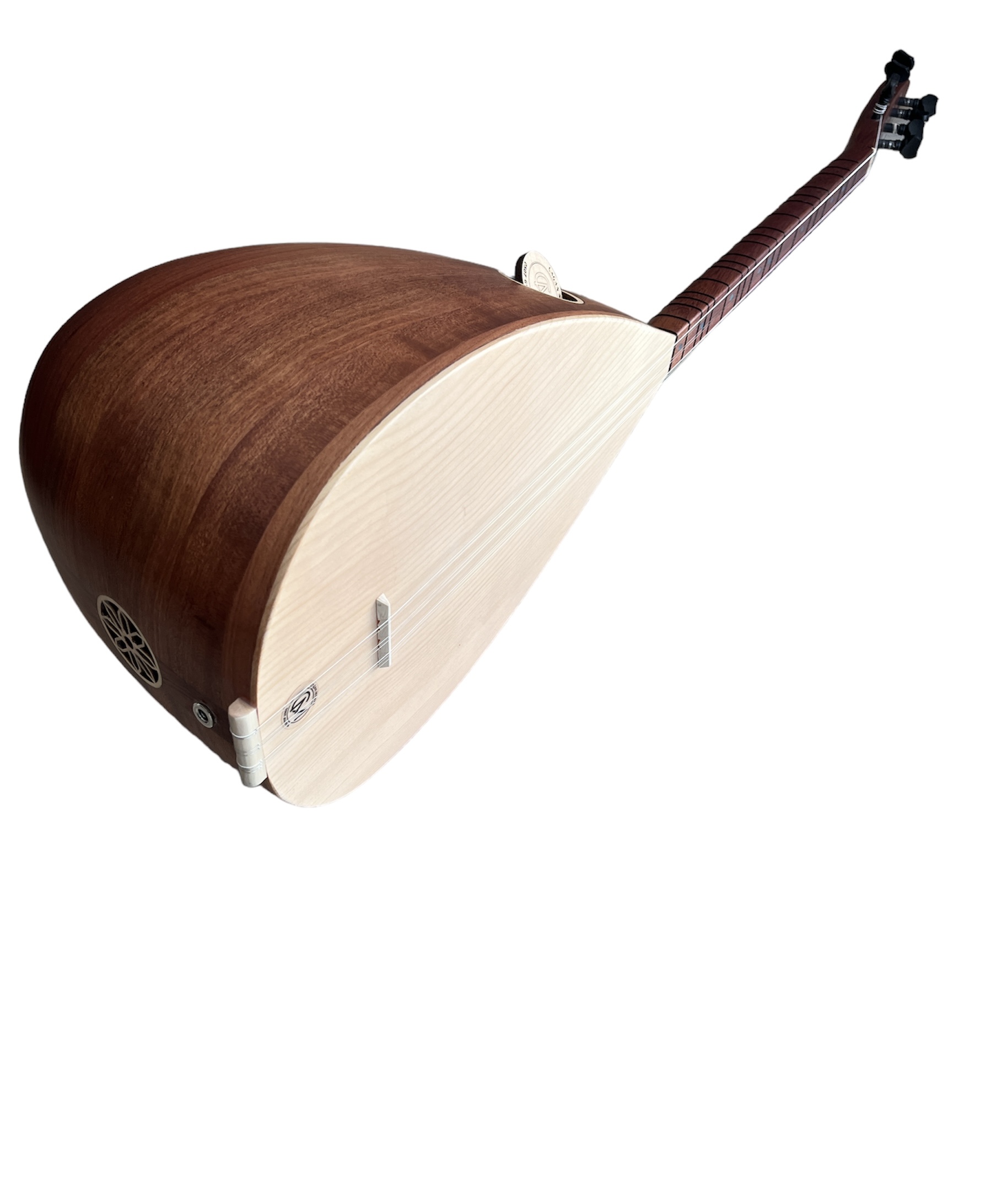 Kısa Sap Profesyonel Bağlama (39.5cm Maun) -Ürün Kodu :ÇM-101 - Görsel 2