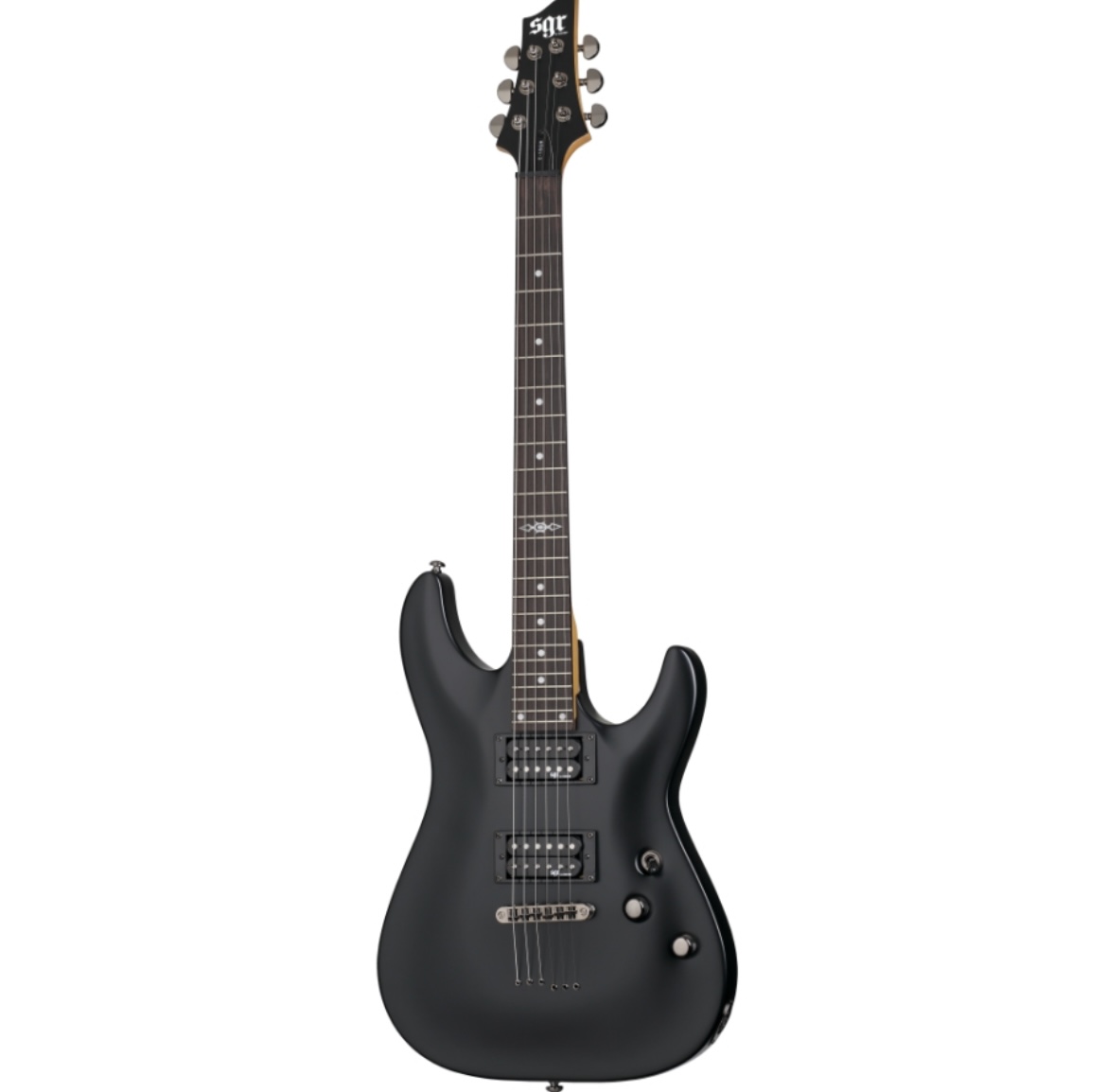 Model: SGR C-1 Schecter SGR C-1 Elektro Gitar (Midnight Satin Black)