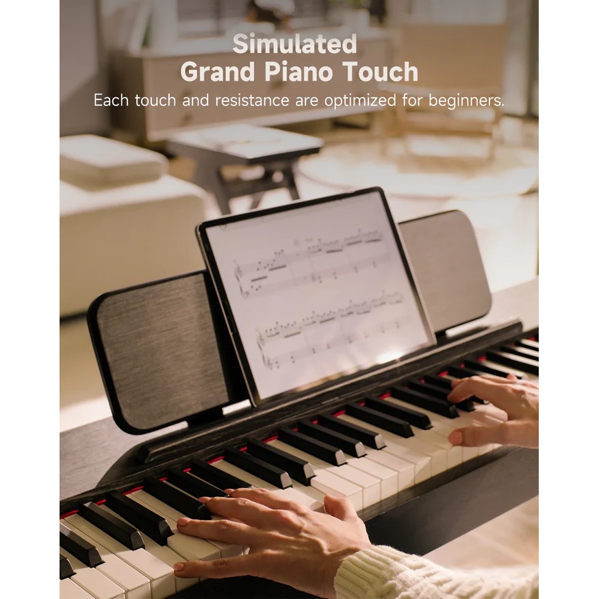 Donner Oura S100 Dijital Piyano (Black Oak Grain) - Görsel 2